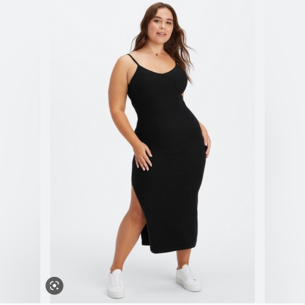 Fabletics Cloud seamless tank midi dress NWT